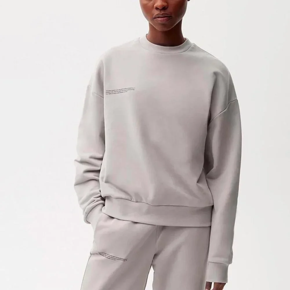 Pangaia Womens 365 Midweight Cotton Crew Neck Sweatshirt - Picture 1 of 8